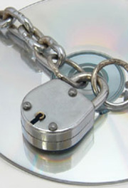 cd disk with lock