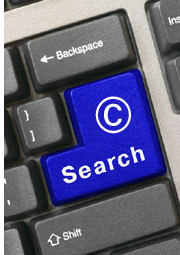 copyright search button