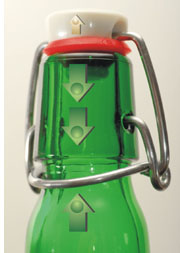 bottle top with design