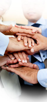 joined hands