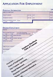 employment application form
