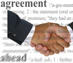 handshake over agreement