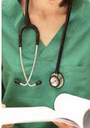 doctor with document