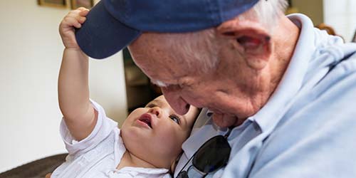 Grandparents Guardianship grandfather and grandchild