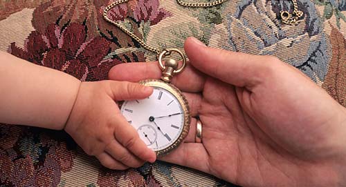 grandchild inheriting pocket watch