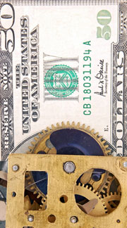 clock mechanism on dollar