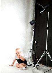 Baby Photo toddler in photo studio