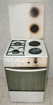 broken stove