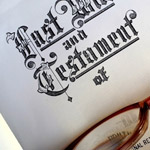 last will and testament