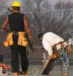 builders on site