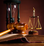 justice scales and gavel